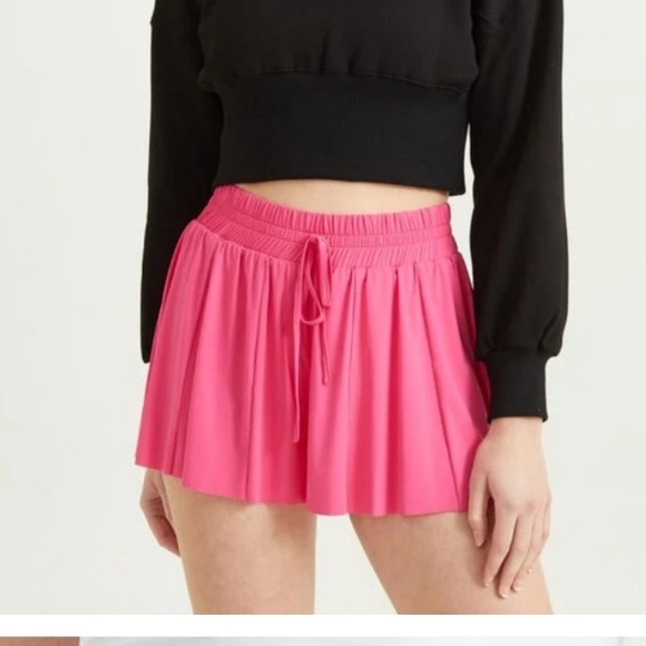 Altar'd State AS revival hot pink size medium althletic flowy shorts - Picture 4 of 4